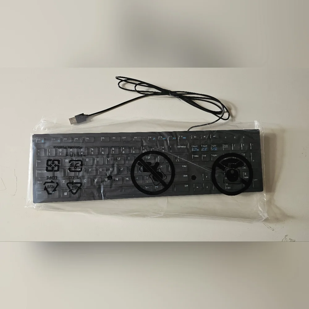 Dell Wired Keyboard - Black KB216